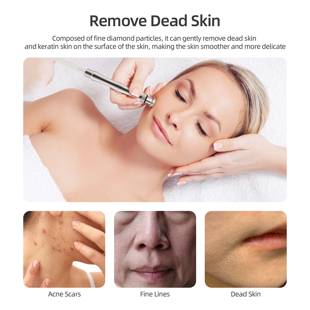 Foreverlily Diamond Microdermabrasion Dermabrasion Machine Water Spray Exfoliation Beauty Machine Wrinkle Face Peeling Machine 5