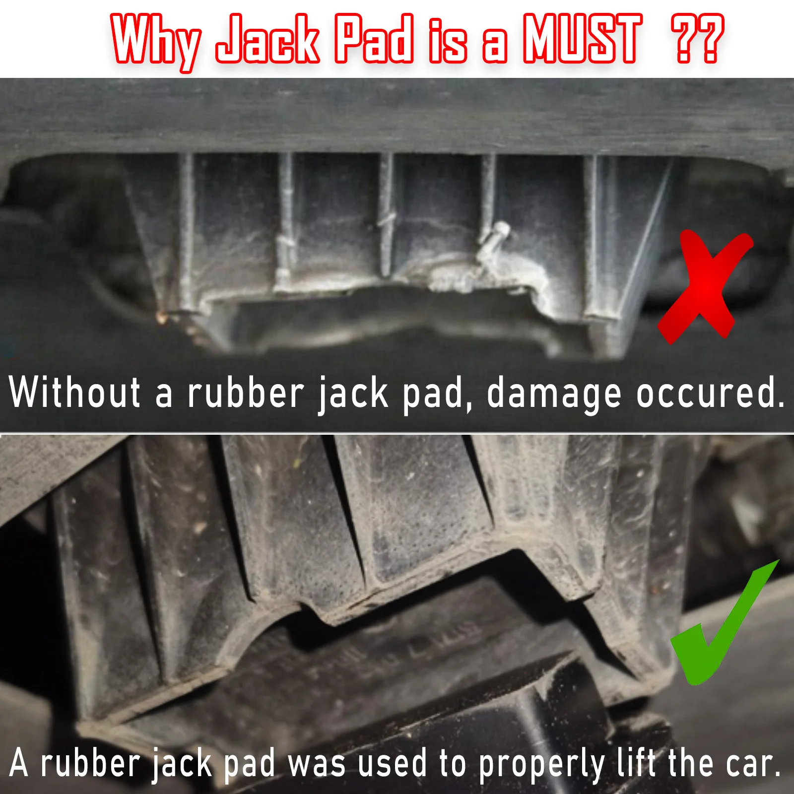 Rubber Jacking Point Jack Pad Adapter For BMW 3 4 5 Series