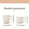 Portable Electric Kettle, 500W Fast Boil Kettle with Detachable Lid, 1 Count Stainless Steel Electric Water Cup for Home Office 2