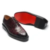 Luxury Man Dress Shoes Increased Height  Oxfords Shoe Genuine Cowhide Leather Crocodile Pattern Elegant Wedding Male Footwear