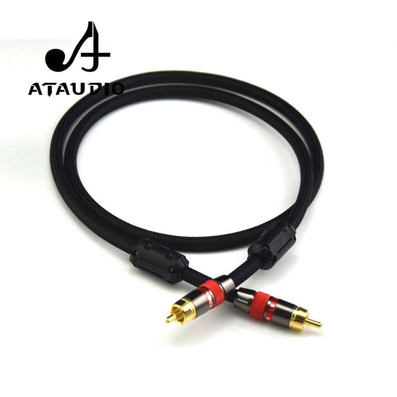 ATAUDIO      RCA ̺, ̿ RCA-RCA    ̺, 4N OFC 75ohm, 1m 2m