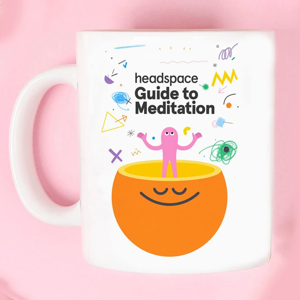 

Кофейная кружка для медитации 350 мл, из белой керамики кружка для друзей Удивленный подарок кружка и чашка для путешествий