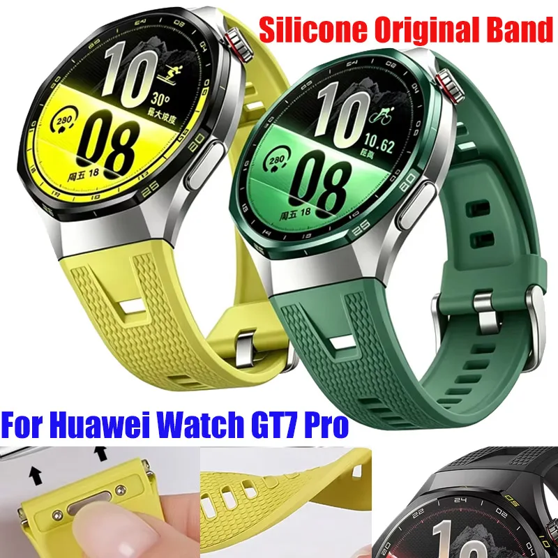 Enhanced Product Title: Premium No Gaps Silicone Strap - Breathable Replacement Bracelet Band