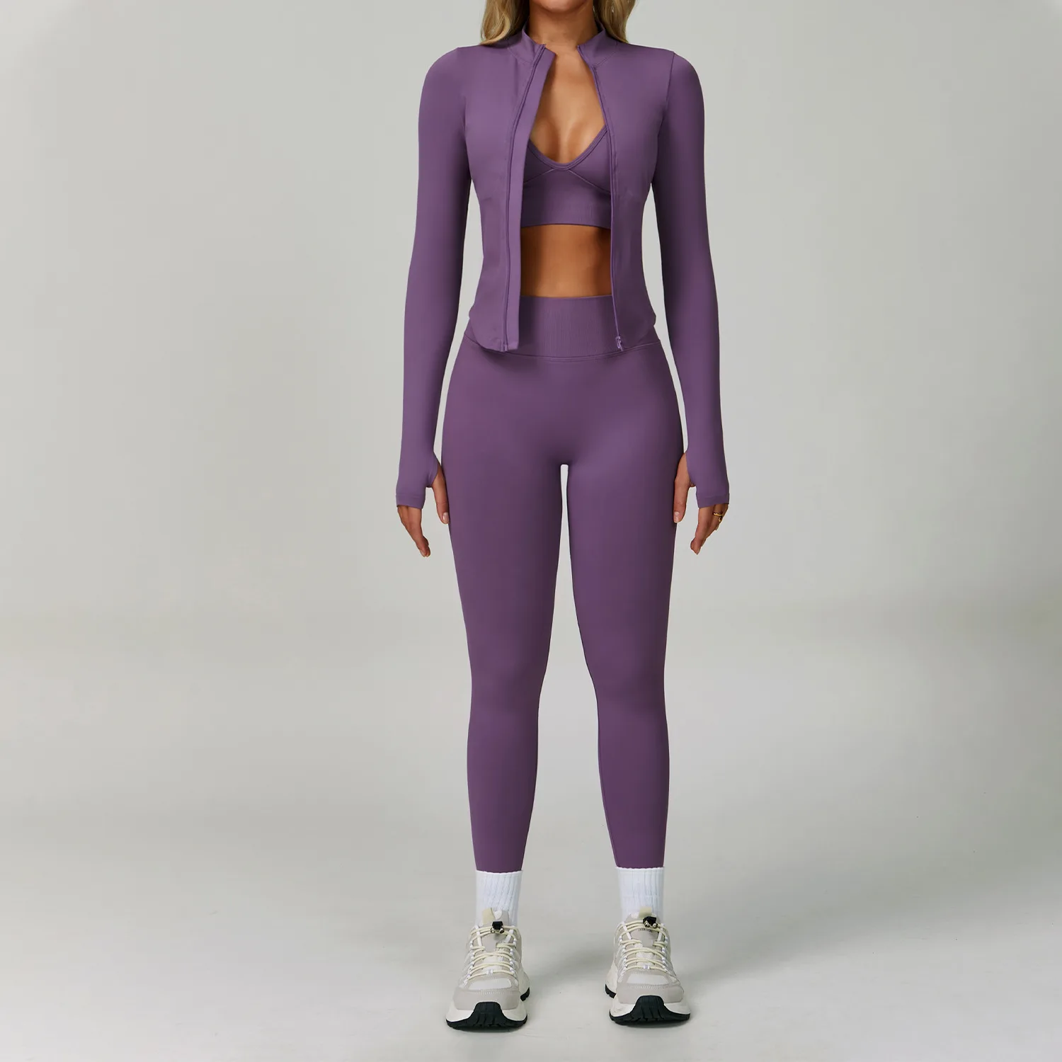 2/3PCS Seamless Yoga Set Sportswear 6