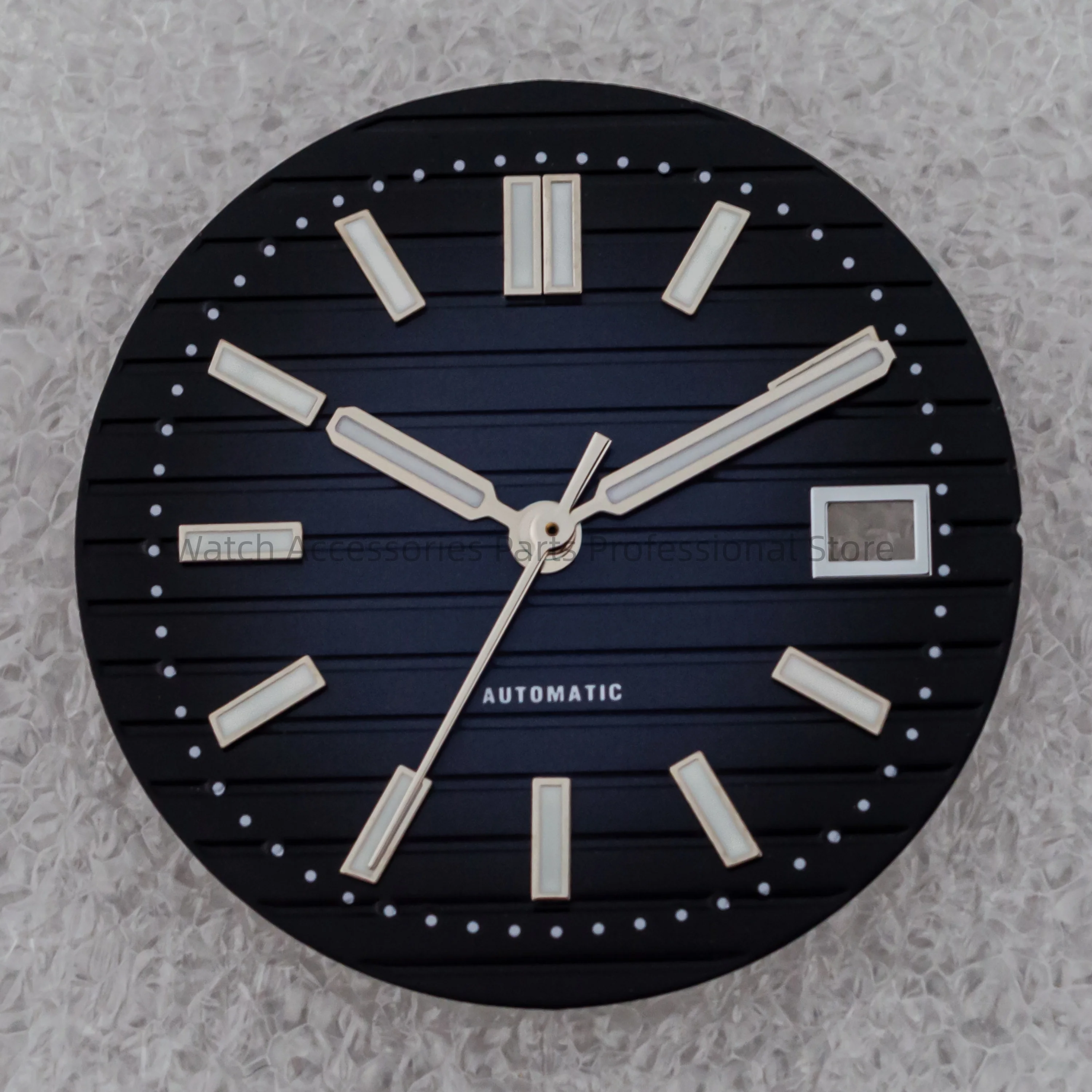 Green Luminous Dial and Hands Mod Parts for 32mm Mechanical Watch