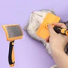 Dog Brush Stainless Steel Dogs Combs Massage Dog Grooming Brush Pet Hair Remover Cleaning Tools Soft Handle Cat Comb Cat Br Comb 2