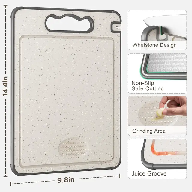 Double-Sided Stainless Steel Cutting Board – Anti-Slip, Scratch-Resistant 6