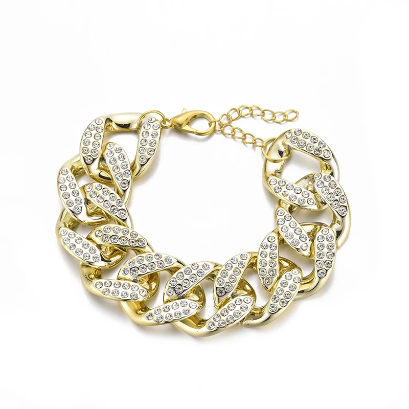 Plastic Link Chain Bracelet Plastic Jewelry Gold Jewelry Fashion