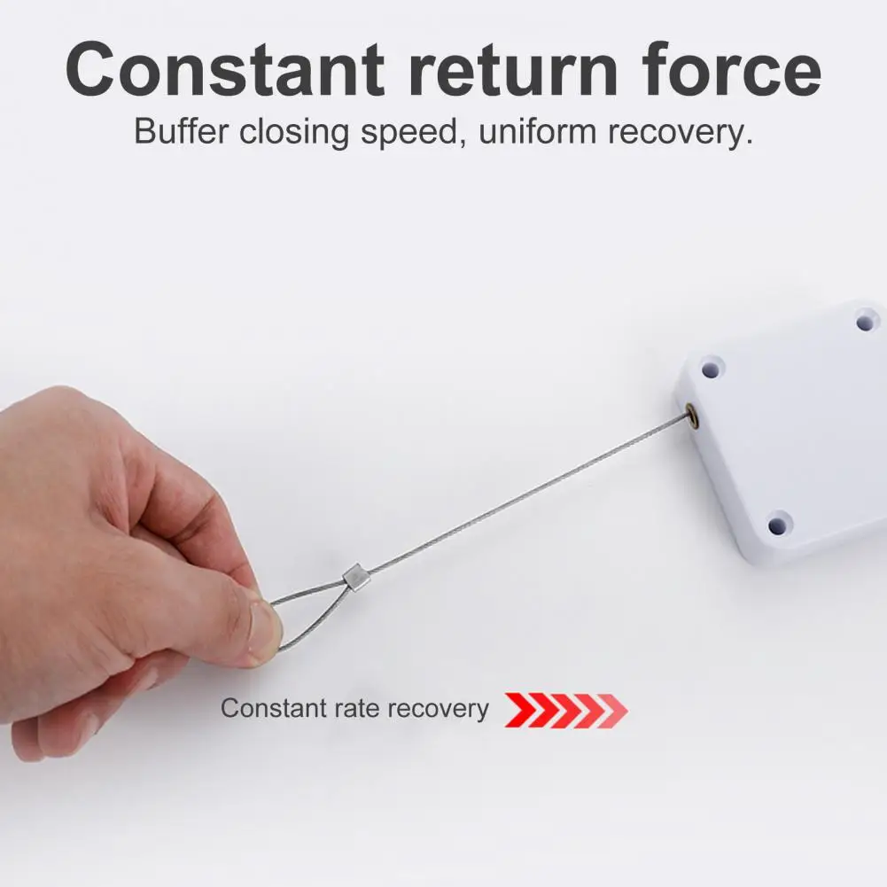 1 Set Door Automatic Closer Strong Drawers Drawstring Door Closer Bracket Anti-corrosion Sensor