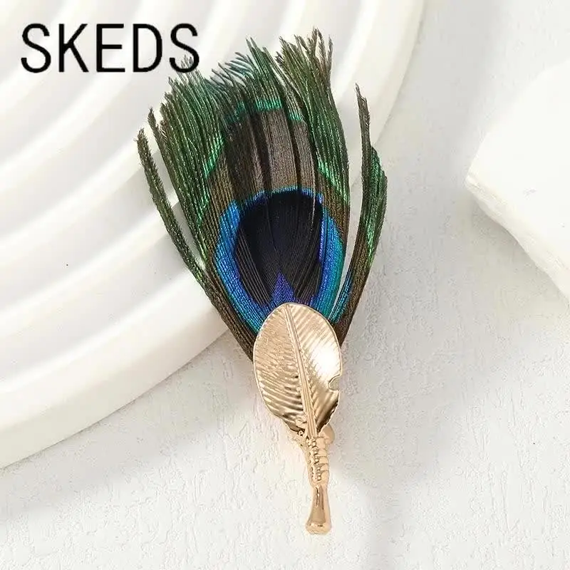 thumbnail image 2 of CZ Crysta Peacock Brooch Pin For Women Elegant Seychelles 2 of 10