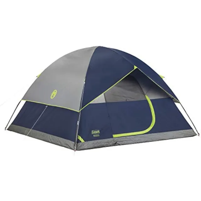 Coleman Sundome Camping Tent, 2 Person Dome Tent with Easy Setup, Included Rainfly and WeatherTec Floor 1
