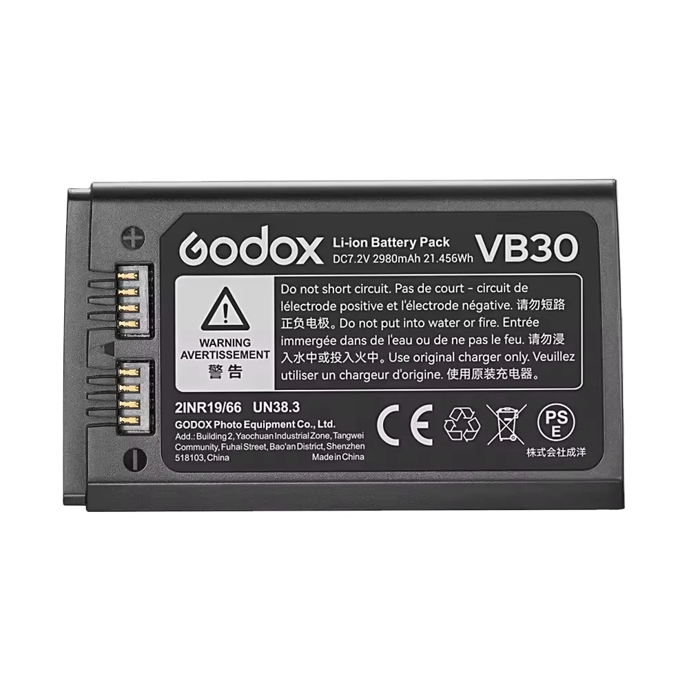 

VB30 батарея 2980mAh фотовспышка светильник литиевая батарея для V1pro