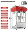 mini popcorn machine ELECTRIC gas operated 16oz 8oz 8 16 20 oz ounce commercial popcorn making machine used pot pop corn makers 4