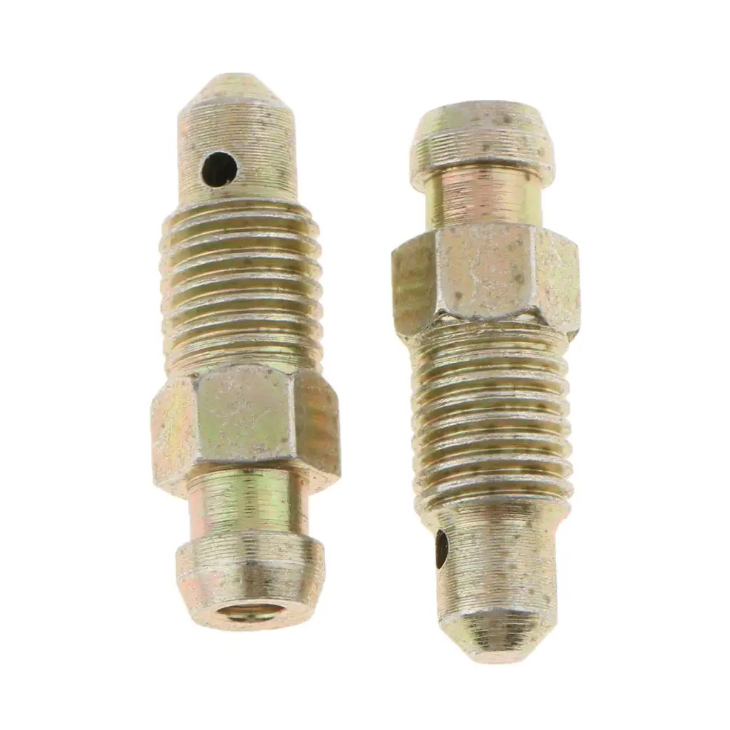 M8x1mm Motorcycle Car Brake Bleeder Nipple Caliper Bleed Screws 10 Pieces