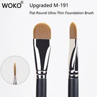 Upgraded M-191 Flat Round Ultra-thin Foundation Makeup BrushProfessional Contour Liquid  Foundation Cream Concealer Make-up Tool 2