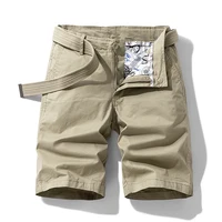 Summer New Cargo Shorts Men's Multi Colors Loose Straight Casual All-Match Middle Pants Trendy Mountaineering Shorts 2