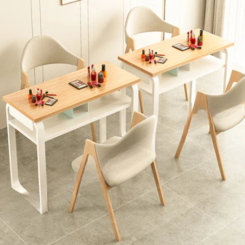

Professional Designer Manicure Table Office Nail Desk Manicure Table Reception Counter Mesa Manicura Salon Equipment YN50MT