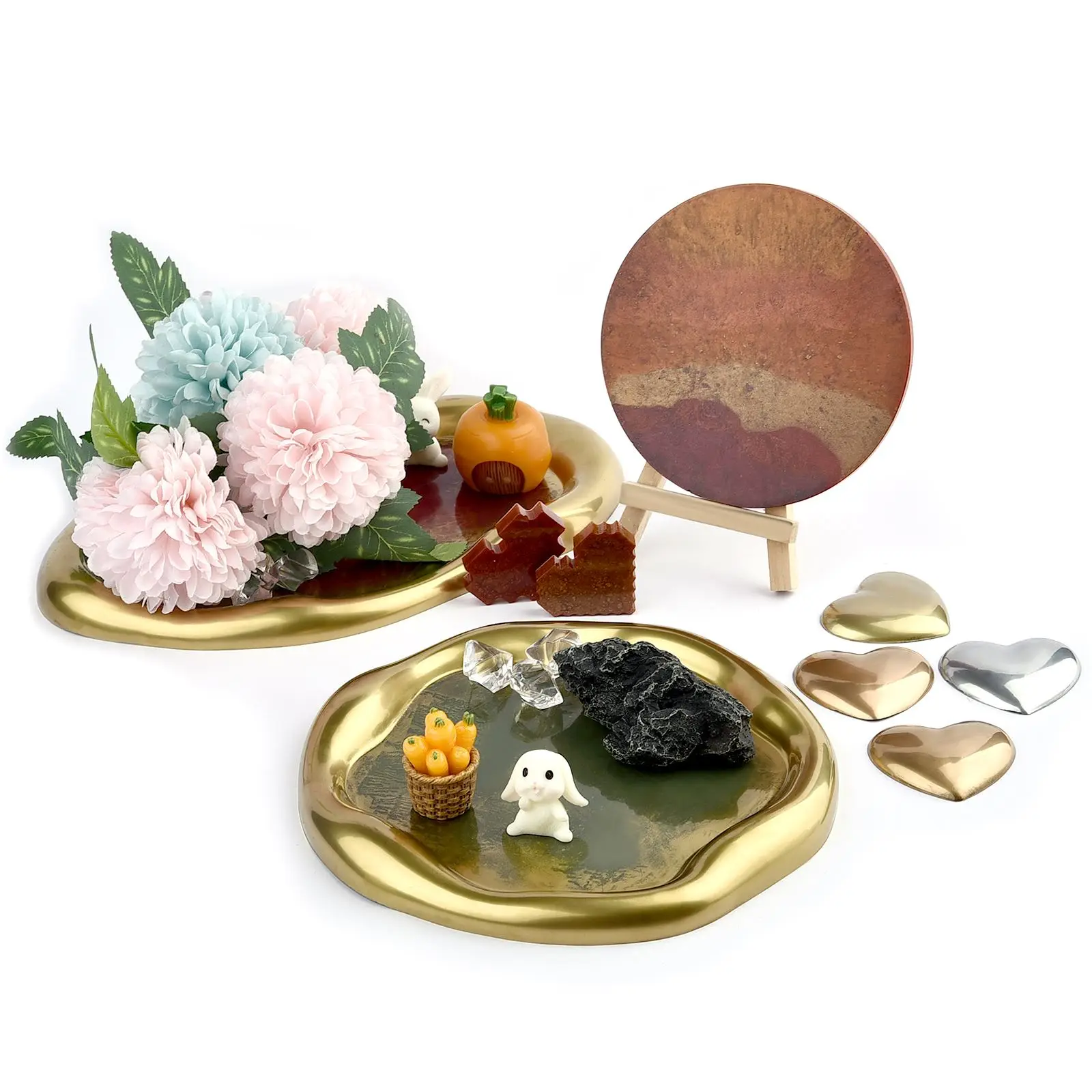 50g/Bottle Metal Powder Epoxy Resin Pigment Colorant Dye Mica Powder Pearlescent Pigment DIY Epoxy Resin Jewelry Making Supplies