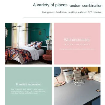 90 سنتيمتر الاتساع لتقوم بها بنفسك خلفيات ذاتية اللصق سميكة مقاوم للماء بولي كلوريد الفينيل غرفة نوم دافئة عنبر خزانة جدار تجديد خلفية - Image 3