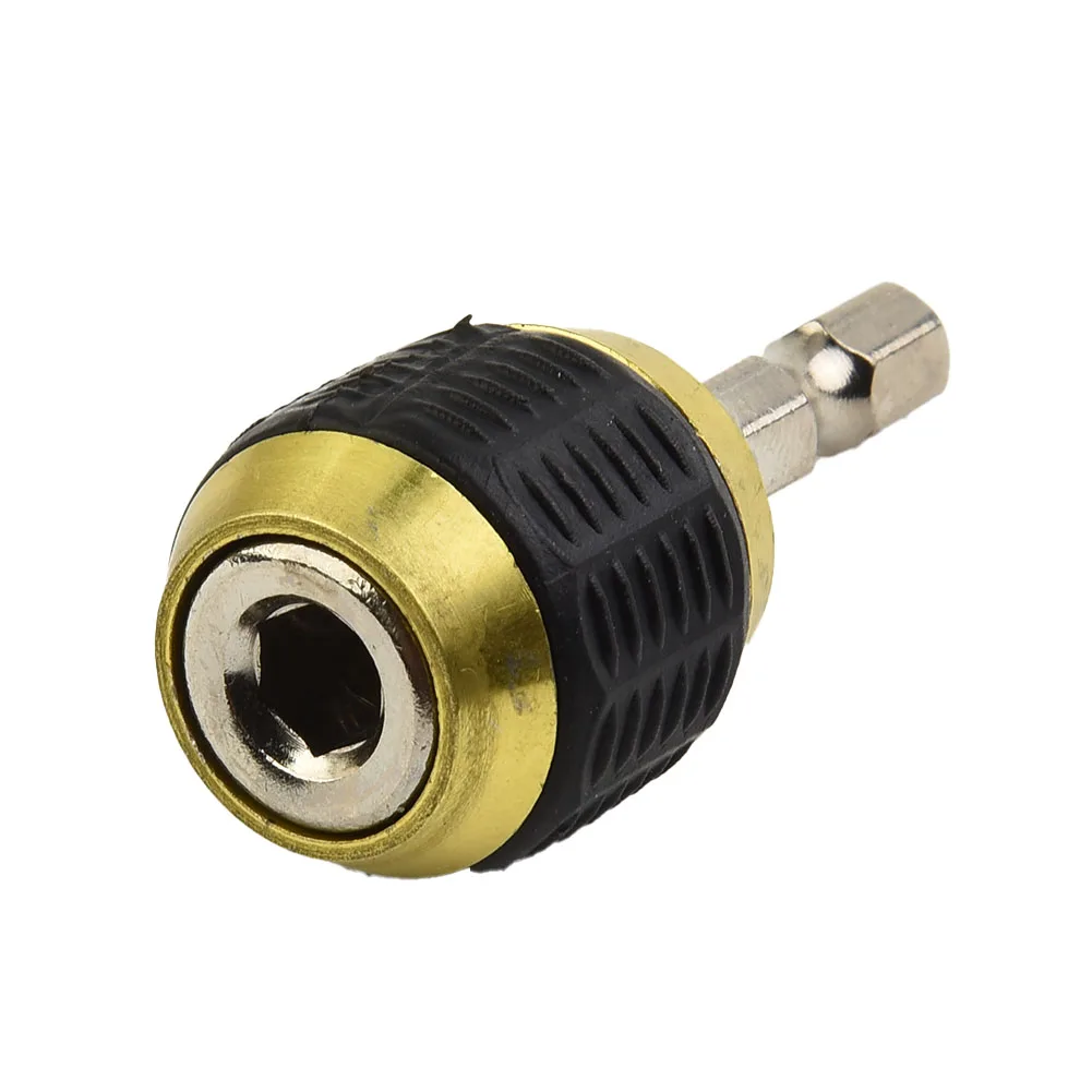 50mm 1/4 In Hex Handle Quick Coupling Drill Bit Depth Magnetic Screwdriver Bit Quick Change Adapter Converter