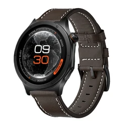 22mm Sport Silicone Strap - Vibrant Wristband Accessory in Multiple Sizes for 22mm (Leather Coffee)