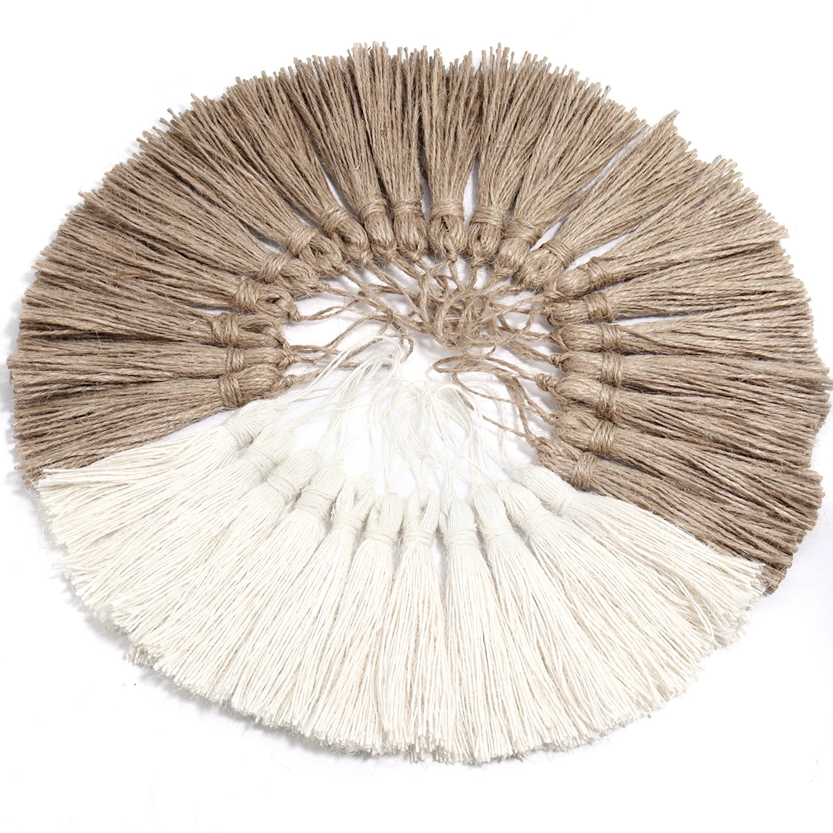 Cerillas Pequeñas Borlas Hilo Dental 20 Unidades: Pequeñas Y Coloridas -  Para Manualidades O Joyería Borlas Maquillaje, image size:1200x1200