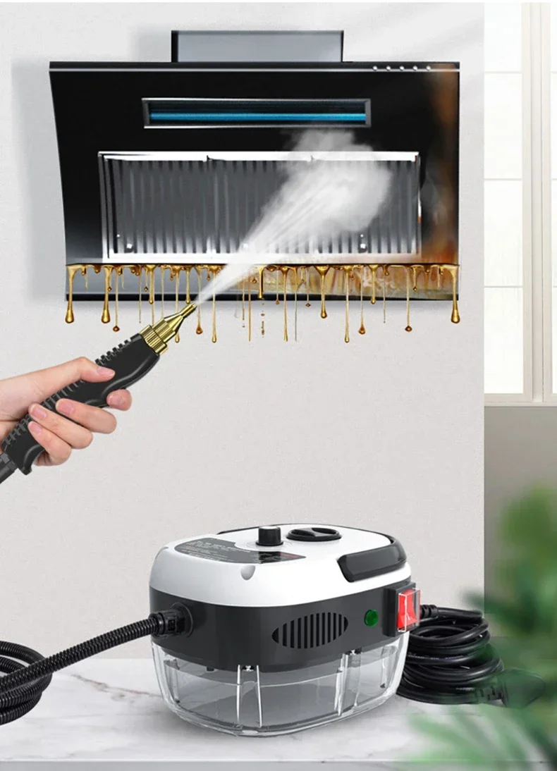 Description Picture 3 of item2500W 110V 220V High Pressure And Temperature Handhled Steam Cleaner For Air Conditioner Kitchen Hood Car Steaming Cleaner