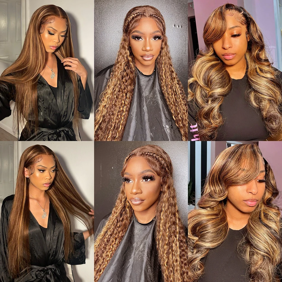 12A Highlight Burmese Curlys Human Hair Bundles Deals P4/27 Vietnamese Virgin Hair Weave Bundles Colored Spiral Curly Human Hair 6