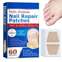 60pcs/set Nail Repair Patches Non Irritating Nail Ingrowning Toenail Corrector Stickers Helps With Cracked Nails 1