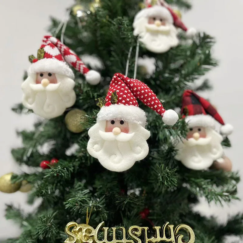 

Подвесные Игрушки для пожилых, Санта, Искусственная елка, украшение для рождественской елки, домашний декор, подарок на Рождество, детский подарок