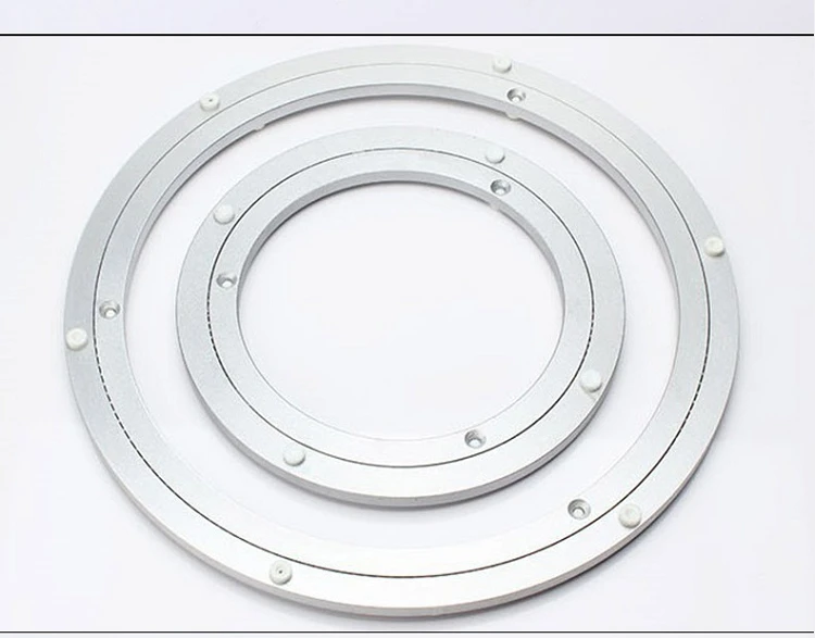 Description Picture 5 of item5.5-16inch Heavy Aluminium Rotating Bearing Turntable Round Swivel-Plate Fixed Surface Smooth Easy Setup Turn Table