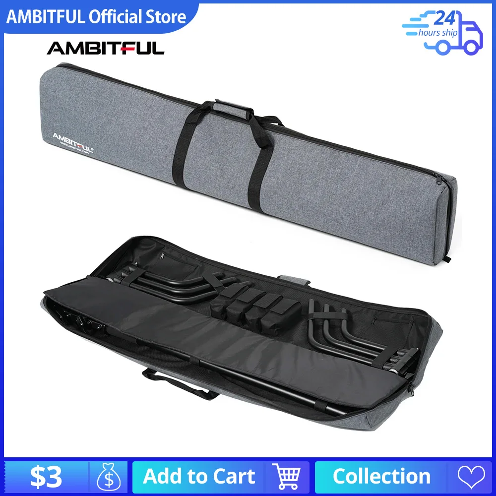 AMBITFUL PB20 Magic Leg Storage Bag Photographic Equipment Carrying Case (can fit 2 sets of C-type light stands)