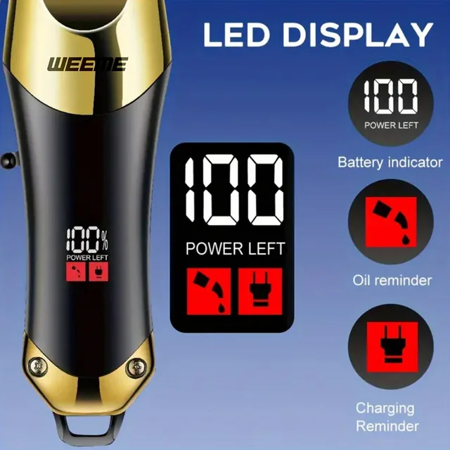 USB Rechargeable Hair Clippers For Men Hair Body Beard Portable Travel Trimmer Grooming Care Tool Set Suitable Home Use For Male