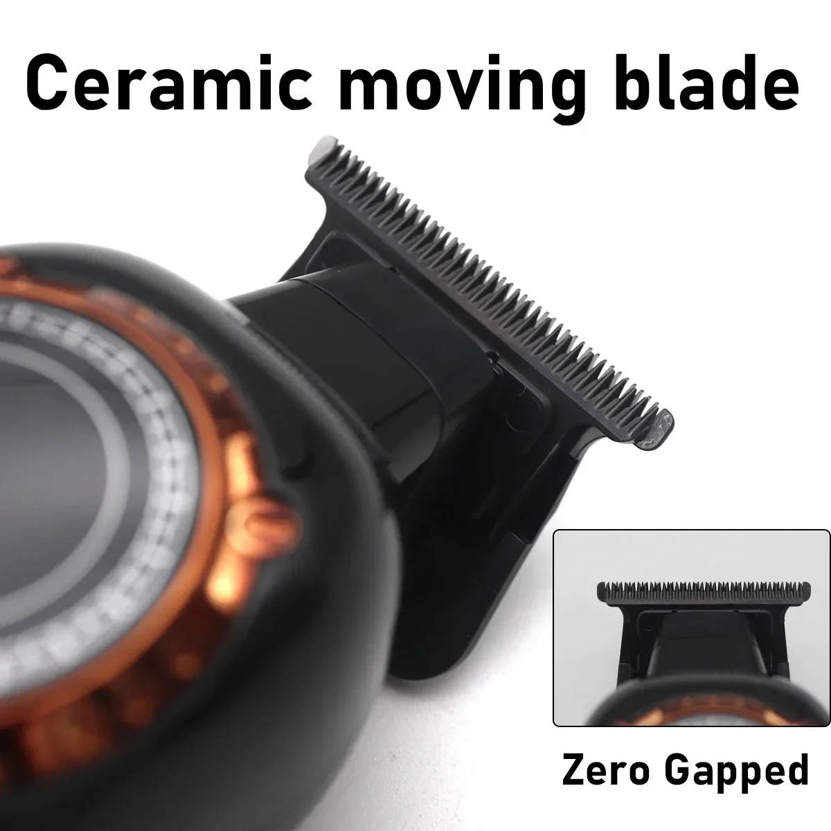 Beard Trimmer Kemei 999 Professional for Men DLC T-Blade Zero Gapped LED Display Cordless USB Hair Clipper Finishing Machine