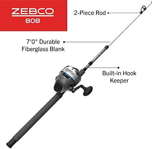Saltwater Spincast Reel and Fishing Rod Combo, 7'0 Durable Z-Glass Rod,  Extended EVA Handle, Stainless Steel Reel Cover - AliExpress