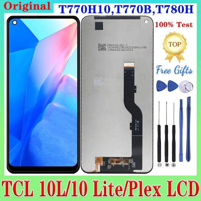 Original pour TCL 10L T770H écran LCD 10 Lite T770B écran tactile nouveau Plex T780H numériseur assemblée remplacement téléphone pantalon 1
