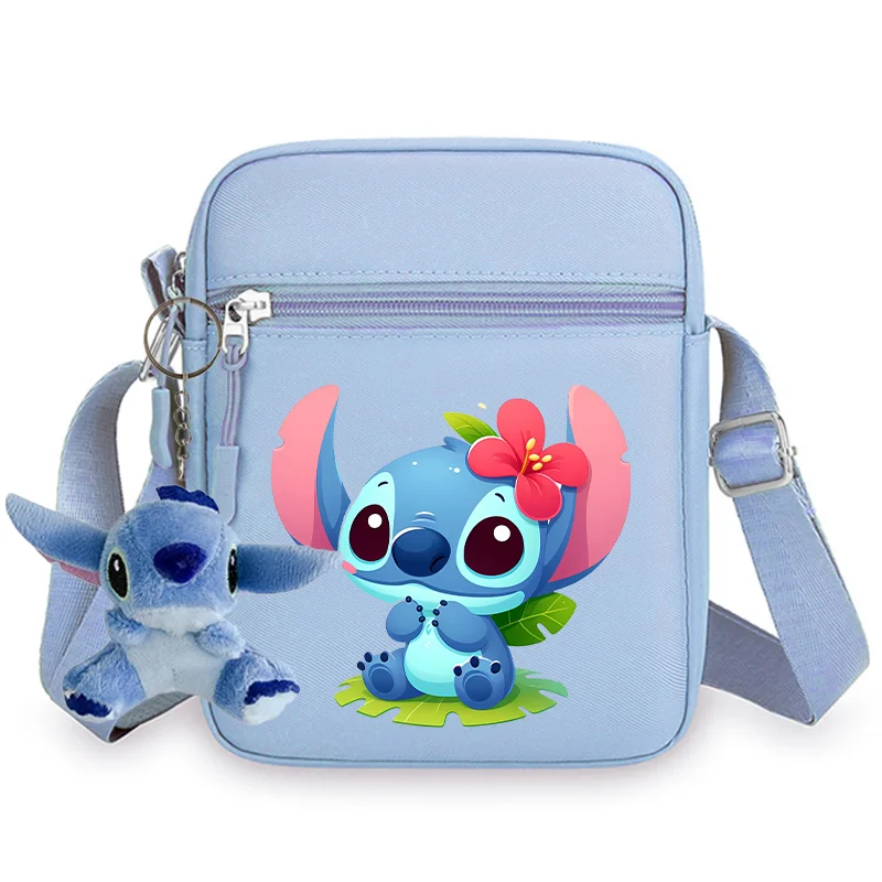 Stitch Women Crossbody Bags Boys and Girls Nylon Small Shoulder