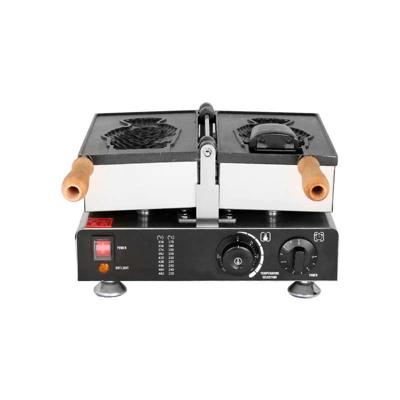 

Electric Heating Fish Cake Machine Commercial Stainless Steel Thickened Snack Equipment Opening Taiyaki Food Grade