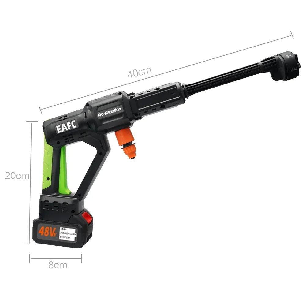 100BAR 1000W Brushless Cordless High Pressure Car Washer