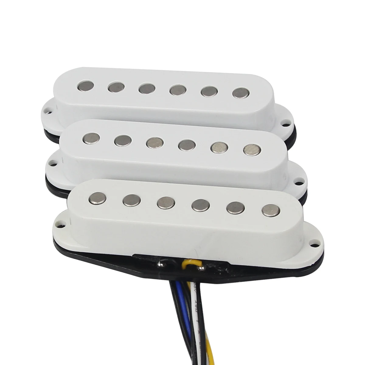 Fleor-エレキギター用3パーツセット、フラットトップ、シングルコイル