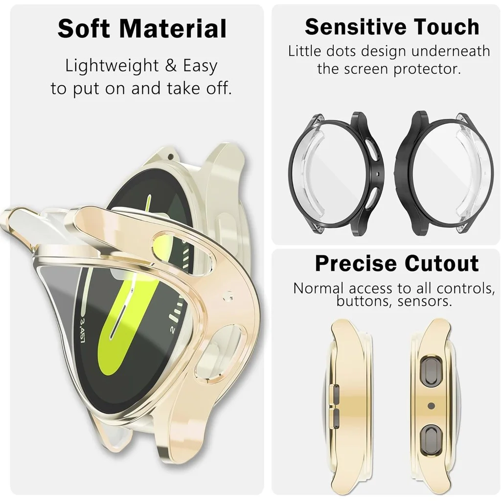 TPU Soft Cover Electroplated Protective Case