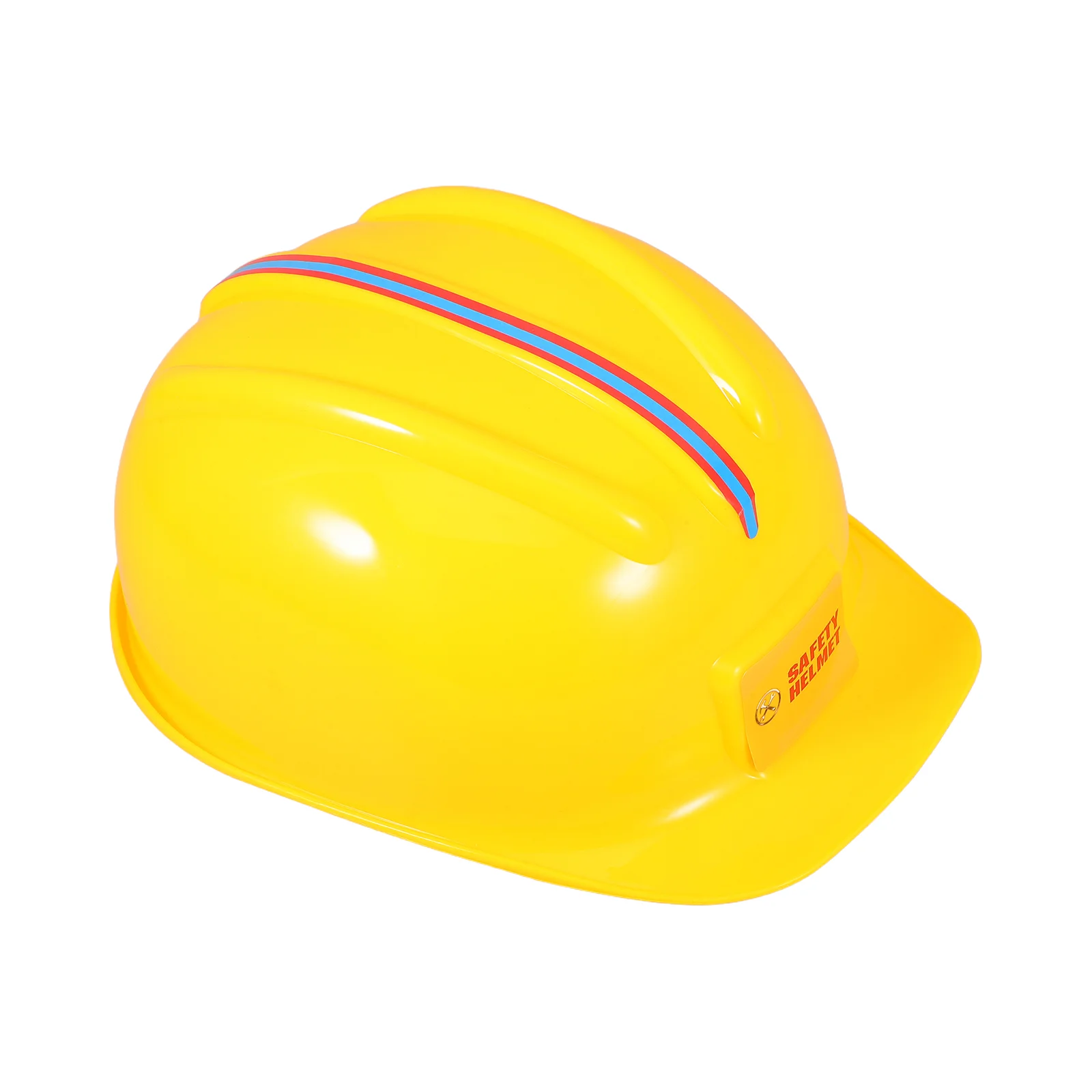 Kids Construction Hard Hat Yellow Simulation Safety Cosplay Eco Lightweight Perfect for Role Play Party