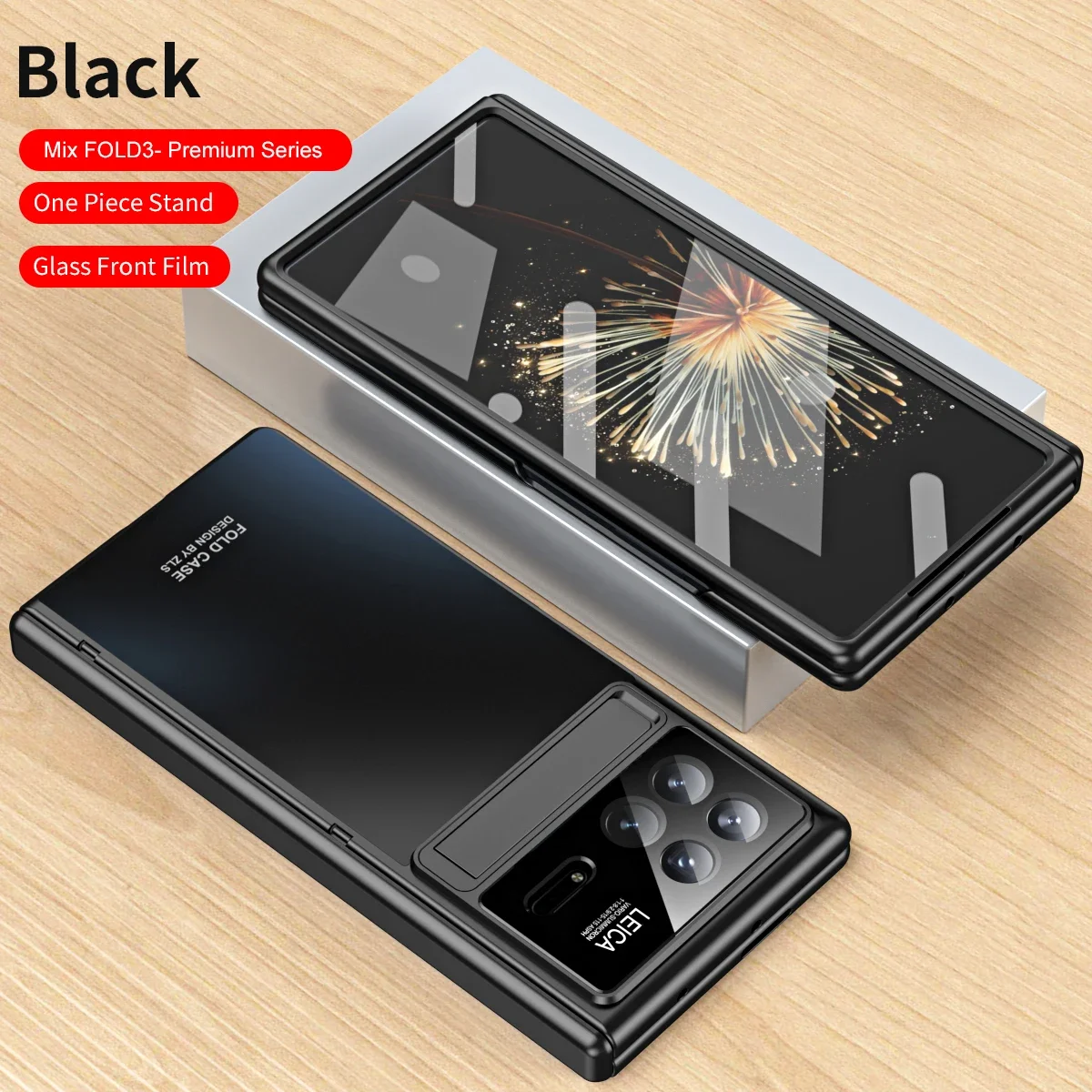For Xiaomi MIX Fold 3 5G Case 360° Full Screen Protector Cover Hinge Plating Matte Mechanical Case For Xiaomi MIX Fold 3 5G_voghion.com