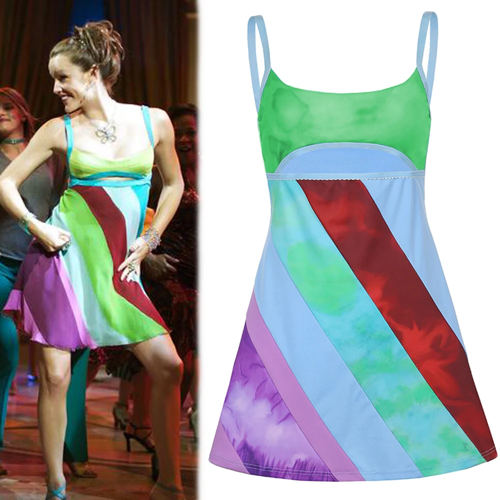 Movie 13 Going On 30 Jenna Women Vintage Sexy Dress Suddenly 30 Adult Girls Dresses  Costume Party Uniform Halloween Outfit - AliExpress 200000532