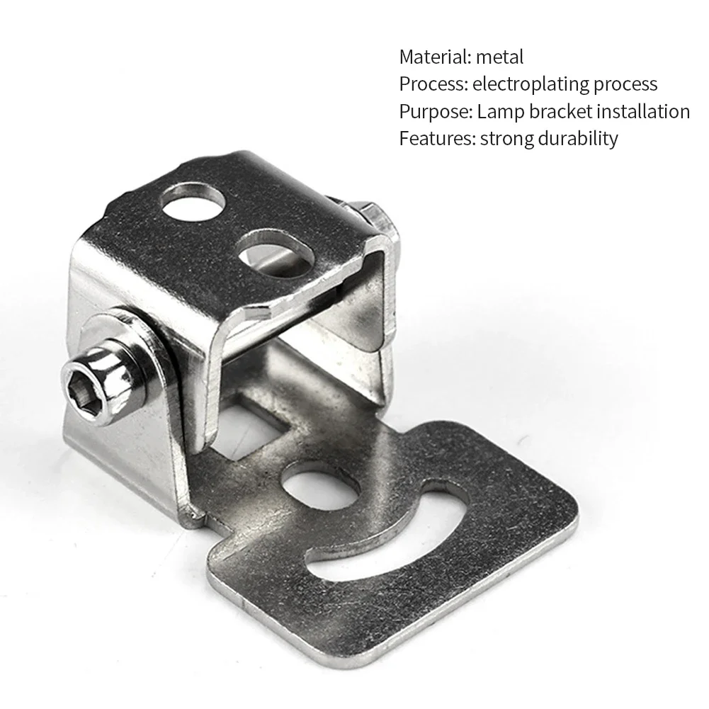 Motorcycle Light Bracket Motorcycle Headlight Clamp Motorcycle Headlight Mount Car Light Bracket Motorcycle Headlight Spotlight Brackets Parts Sponge Clamp Led Light Bracket Mount Kit For ATV Truck Dirt Bike SUV Accessories