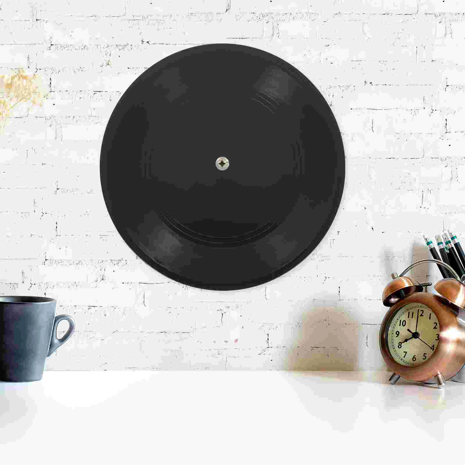 Record Vintage Decoration Ornament Vintage Wall Decor Fake Plastic Disc Disco Party Hanging Adorns