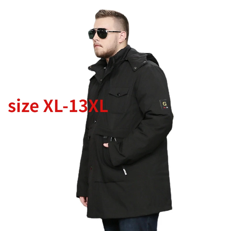 

New Arrival Fashion Down Jacket, Men's Removable Liner, Flexible Lining, Oversized Thickened Winter Plus Size XL-11XL 12XL 13XL