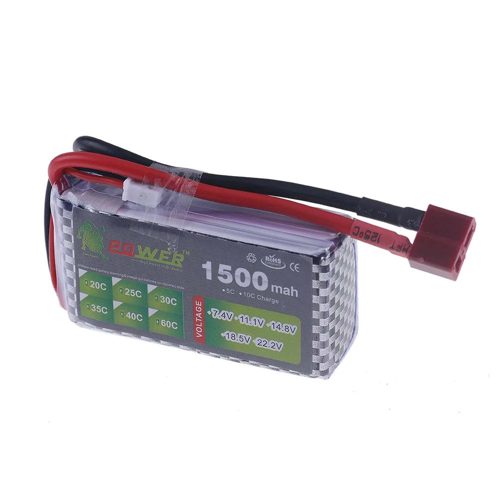 Lot de chargeur et batterie drone LiPo 3000mAh, câbles et connecteurs visibles.