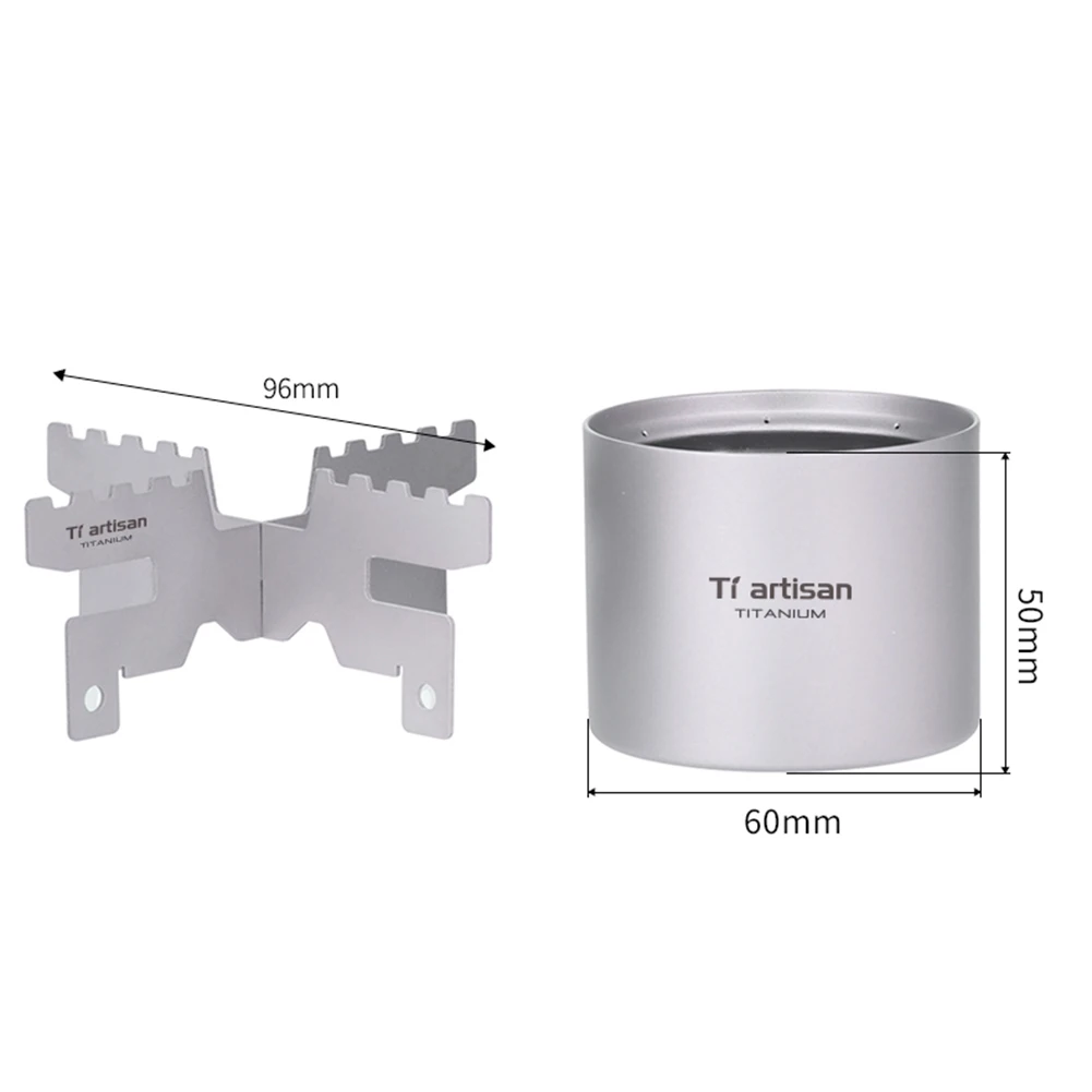 Cross Stand Alcohol Stove Office Outdoor 0.5mm 1 Set 100ml Accessories Furnace Lightweight Replacement Camping
