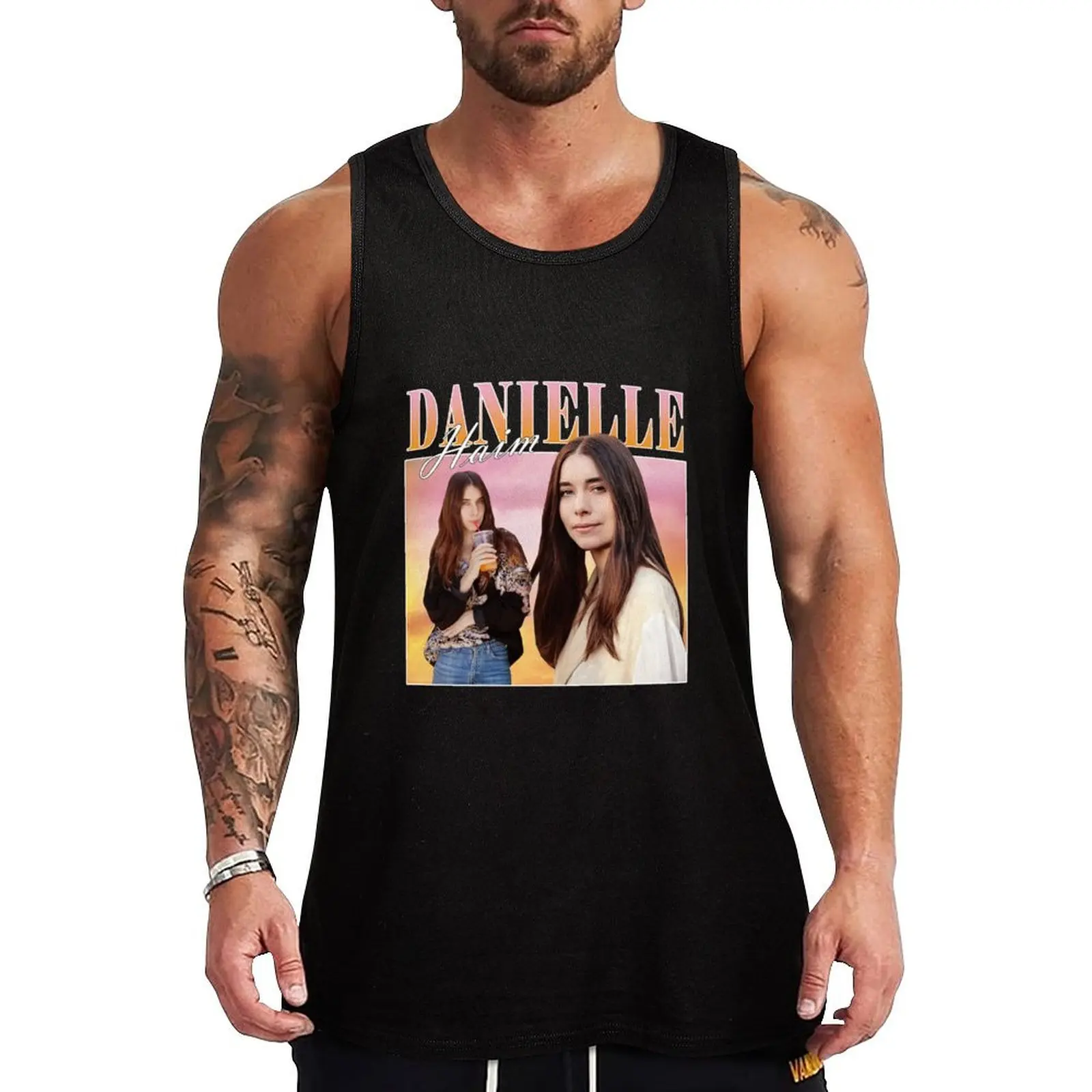 

Футболка Danielle Haim Homage, майка, спортивный жилет, одежда для спортзала